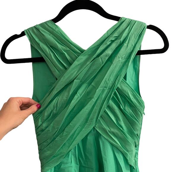 Moschino Crossover Gathered Dress Green - Picture 3 of 7